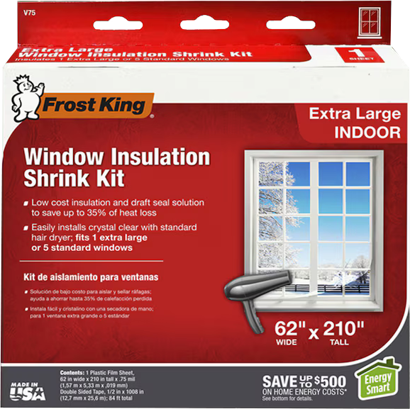 WEATHERSTRIP - SHRINK FILM XL