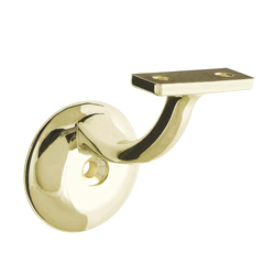 HAND RAIL BRACKET - BRASS PLT HD