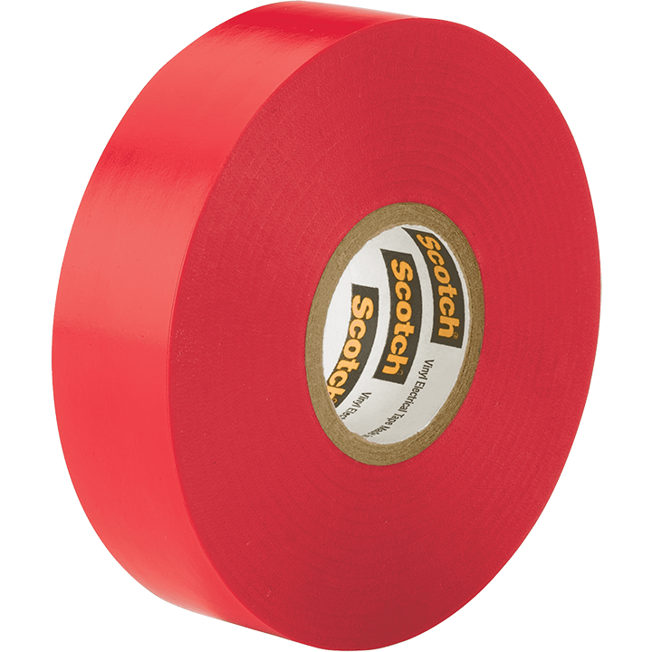 TAPE - ELECTRICAL RED 3M 35