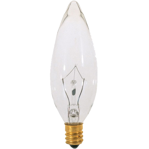 BULB - 15W CLEAR TORP CANDELABRA