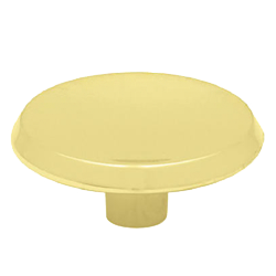 CONCAVE KNOB - BRASS 1 1/2"