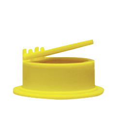 CHECK VALVE - YELLOW PVC TLPC