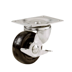 CASTER - RUBBER SWIVEL 3"