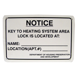 SIGN - KEY TO HEATING METAL