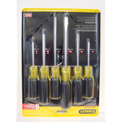 SCREWDRIVER SET - STANLEY 6 PC.