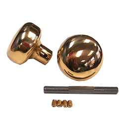 DOOR KNOB - SOLID BRASS USA