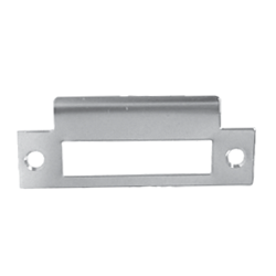 STRIKE PLATE - MORTISE CHROME LG