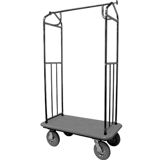 BELLMAN CART - CHROME w/8" CASTERS