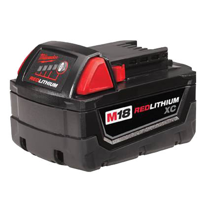 BATTERY - 18V MILWAUKEE RED LITHIUM