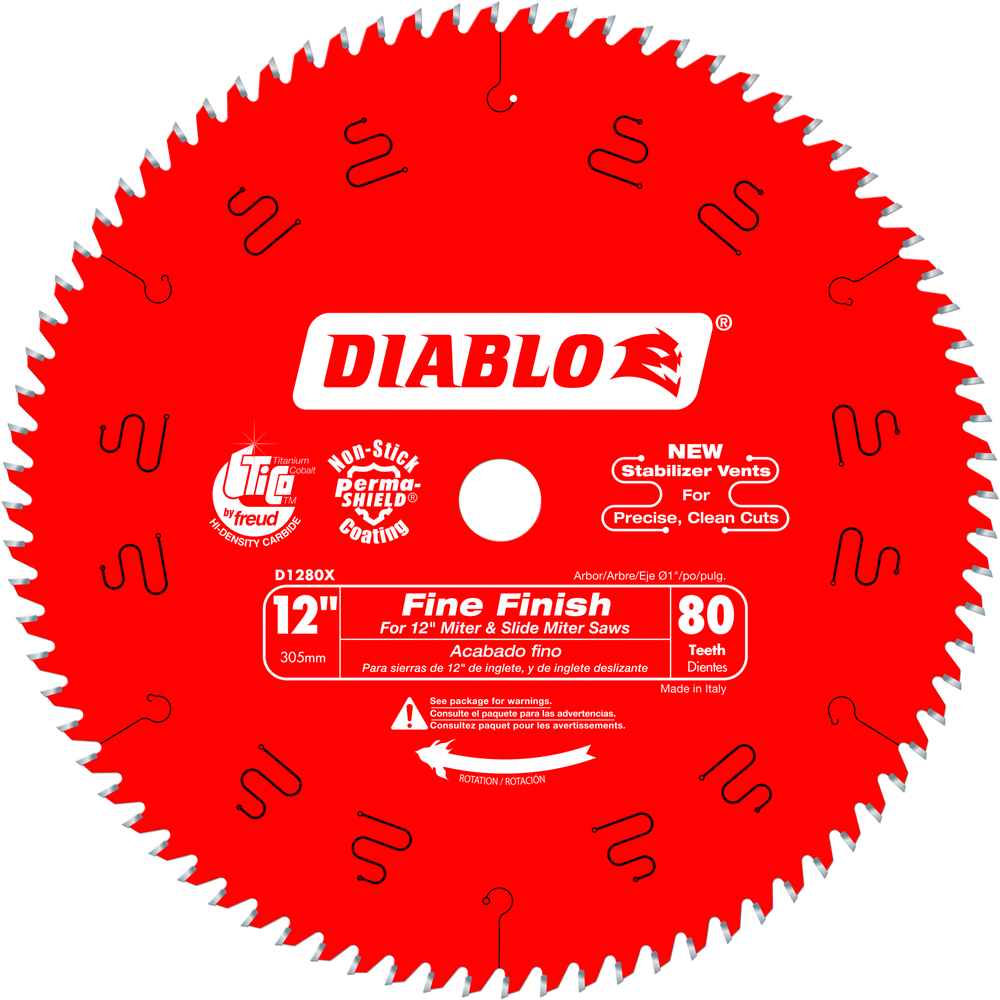 BLADE - MITER SAW 12" 80T DIABLO