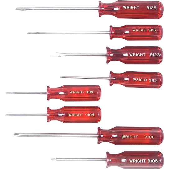 SCREWDRIVER SET - WRIGHT 8 PC.