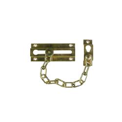 DOOR GUARD - CHAIN BRASS