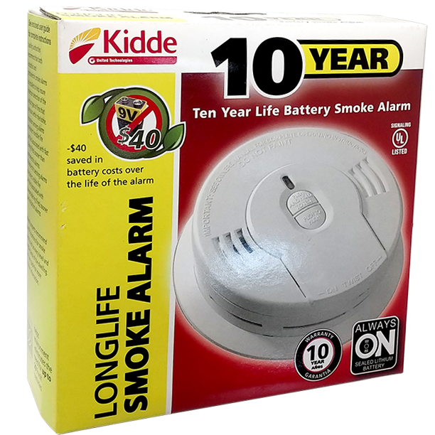 Departments SMOKE ALARM 10 YR. LITHIUM