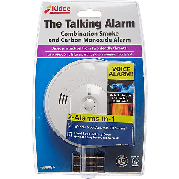 CARBON & SMOKE ALARM - AA VOICE