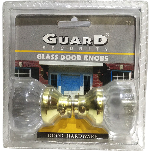 DOOR KNOB - GLASS PAIR