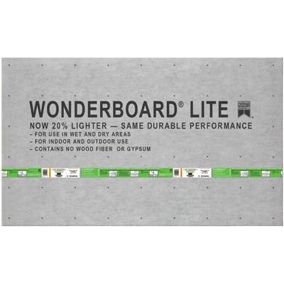 WONDERBOARD - 3' x 5' x 5/8"