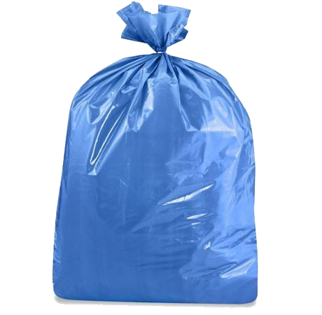 BAGS - #43/48 BLUE HD POLY