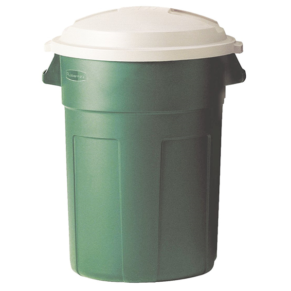 GARBAGE CAN - GREEN 32 GAL RUFFIN