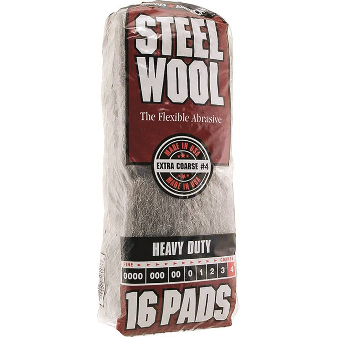 STEEL WOOL - #4 PK/15