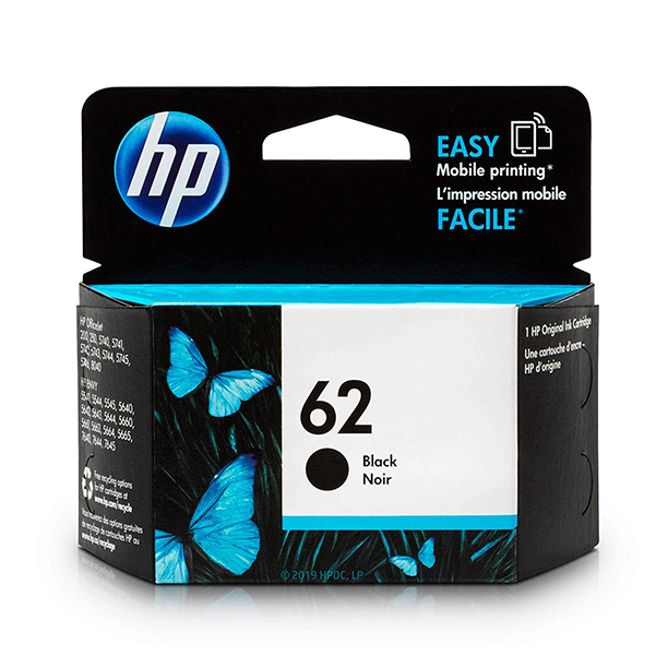 INK CARTRIDGE - HP #62 BLACK
