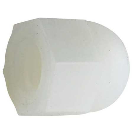 CAP - 1/8" WHITE NUT FIXTURE