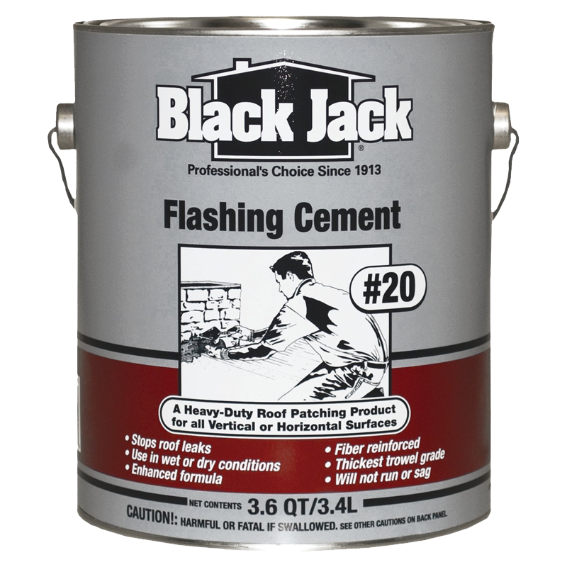 ROOF FLASHING - BLACK JACK (3.6 QT.)