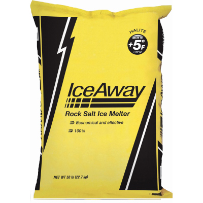 ROCK SALT - BAG 50 LB.